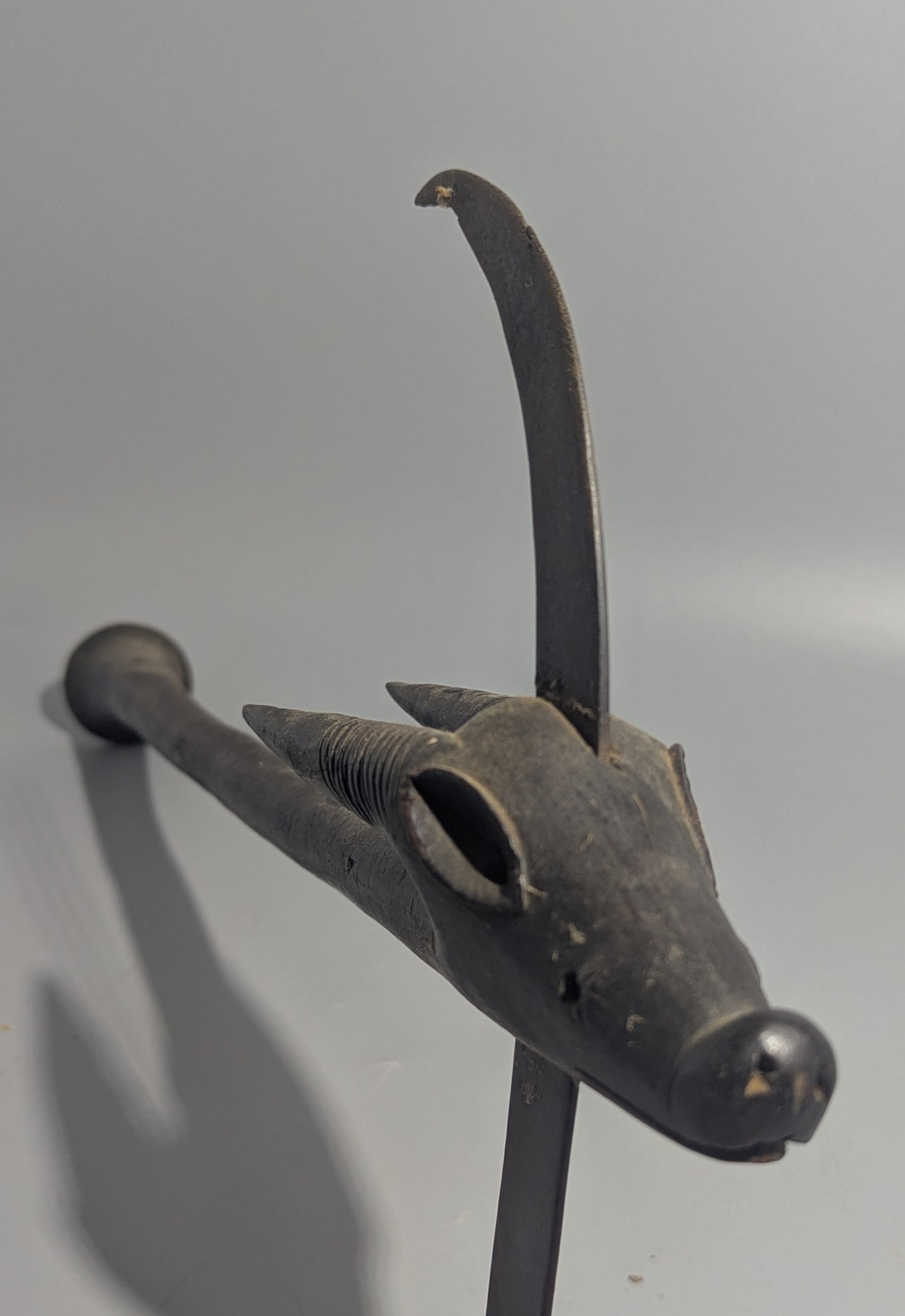 West African Carved Zoomorphic Ritual Object