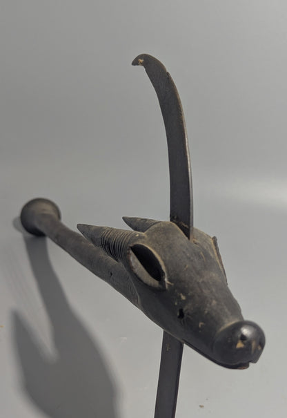 West African Carved Zoomorphic Ritual Object