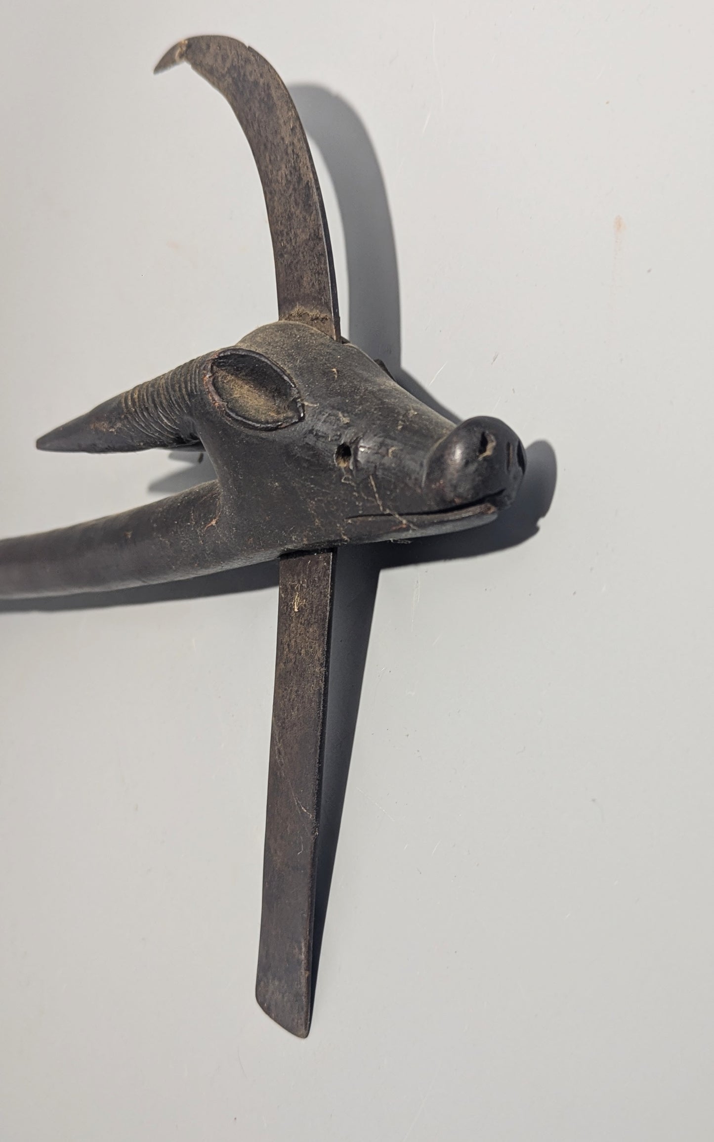 West African Carved Zoomorphic Ritual Object
