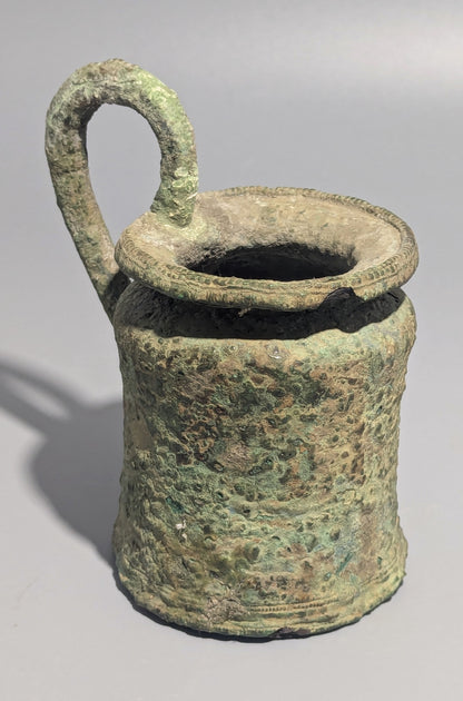 Roman Bronze Single-Handled Vessel (Kyathos Type), Roman Empire, 1st–3rd Century AD