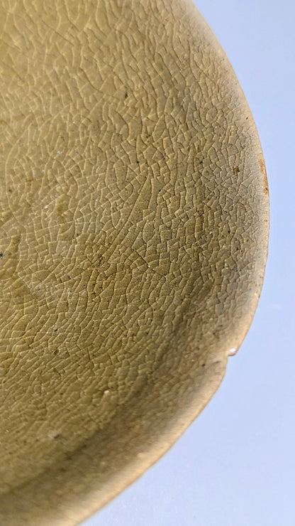 Korean Goryeo Celadon Bowl with Incised Lotus Scroll Decoration
